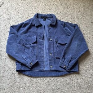 Forever 21 Blue Corduroy Jacket